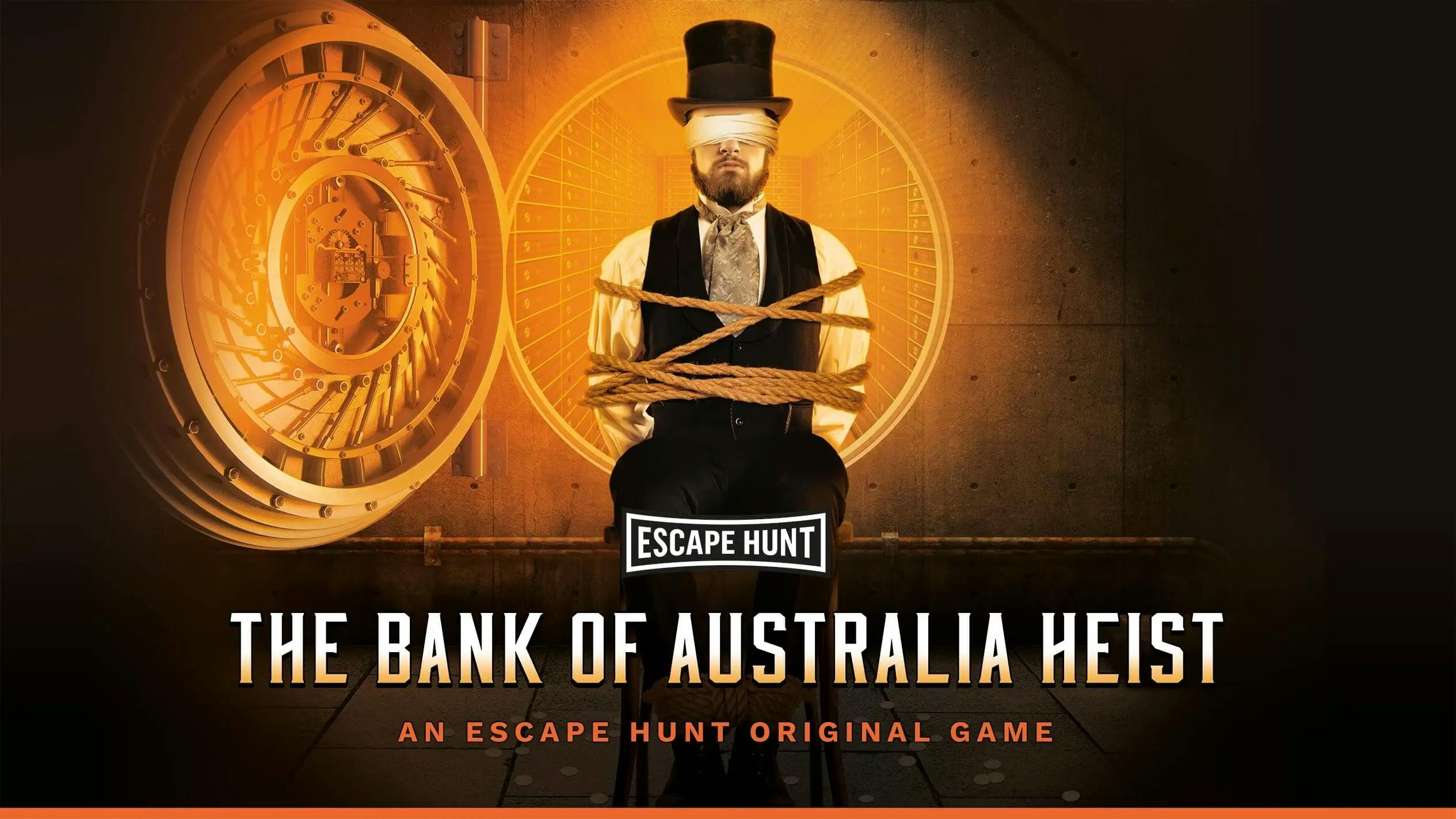 Solve Clues Together in a Dangerous Bank Heist Escape Room thumbnail